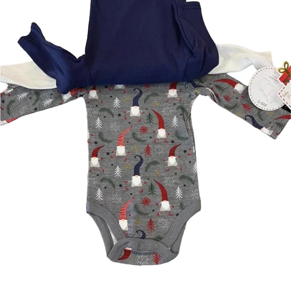 **NWT Baby Kiss 3-Pack Christmas 